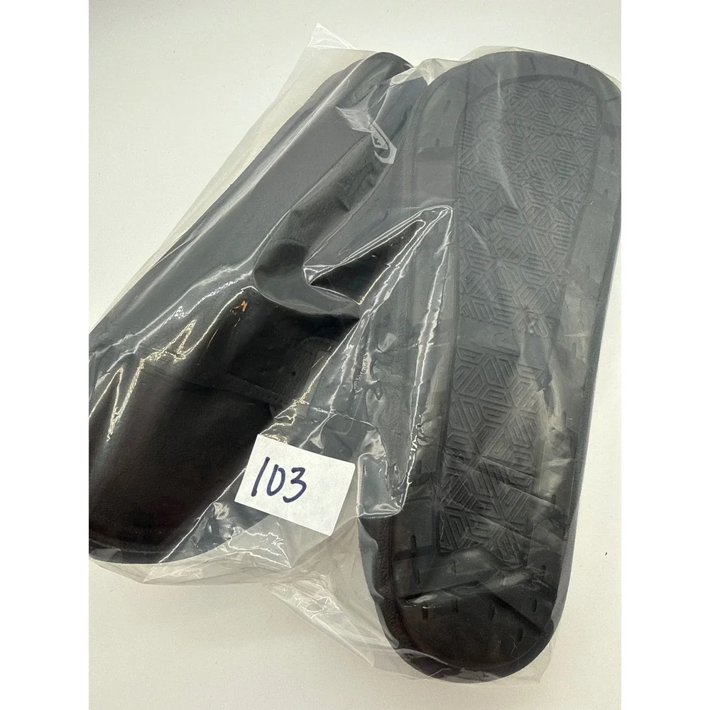 Quiksilver Deck Mens‎ Sandals Black Double Strap Buckle Slides CQ10025M Size 11